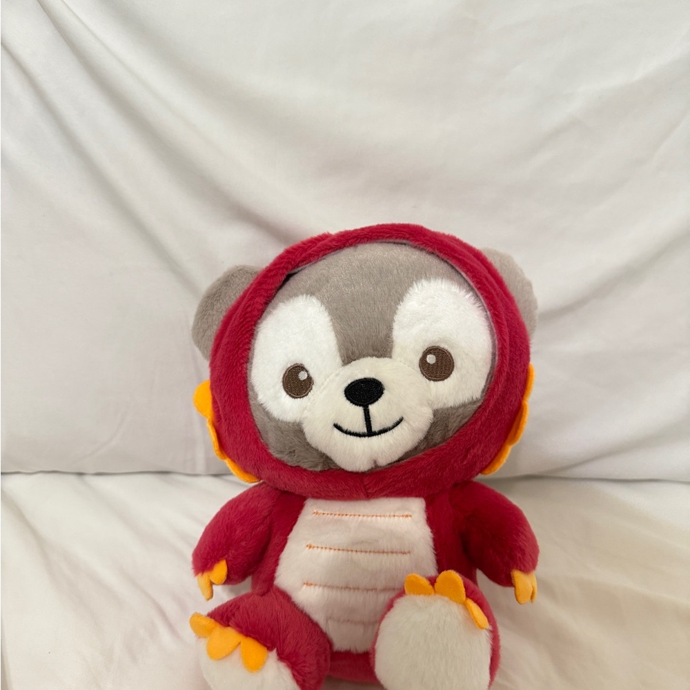 New Adorable Red and Gray Plush Toy